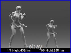 Yuri Super Fighter Figure Resin Model 3D printing Unpainted Unassembled GK Kit