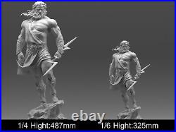 Zeus Greece Gods Figure Resin Model 3D printing Unpainted Unassembled GK Kit